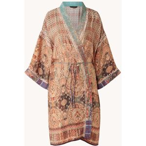 Rituals Jaypur Saree kimono van satijn met print