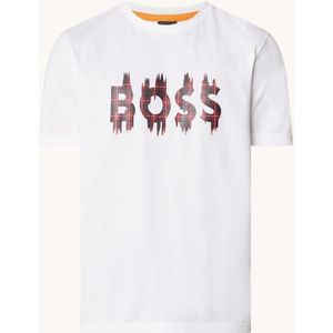 HUGO BOSS Teeheavyboss T-shirt met logoprint