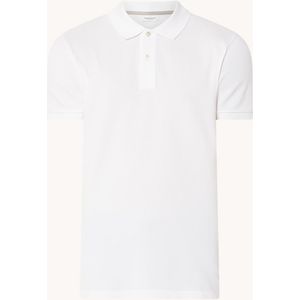 Profuomo Regular fit polo van piqué katoen