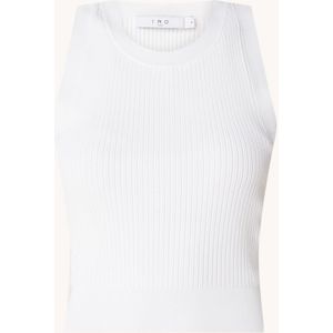 IRO Thana ribgebreide crop top met stretch