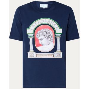 Casablanca T-shirt van biologisch katoen met logoprint