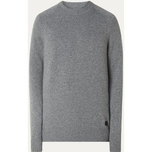 Lyle & Scott Saddle fijngebreide pullover in kasjmierblend