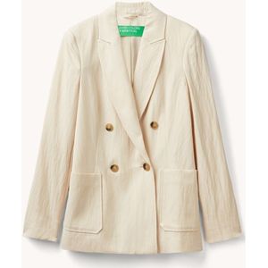 Benetton Double-breasted blazer met opgestikte zakken