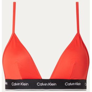 Calvin Klein Bikinitop met uitneembare vulling en logoband