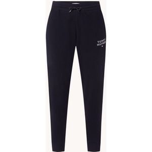 Tommy Hilfiger Tapered fit trackpants met logoborduring