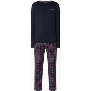 Tommy Hilfiger Pyjamaset met ruitdessin en logo