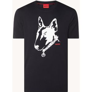HUGO BOSS Dammock T-shirt met logo en print