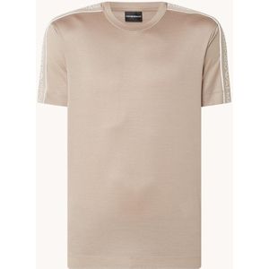 Emporio Armani T-shirt in lyocellblend met logoband