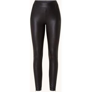 10DAYS Mid waist legging van imitatieleer met ritszakken