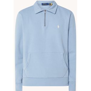 Ralph Lauren Fijngebreide pullover met halve rits en logoborduring