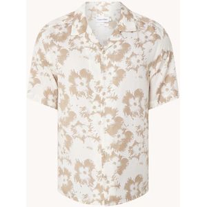 Calvin Klein Regular fit overhemd van lyocell met bloemenprint
