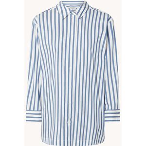 Marc O'Polo Longline blouse met streepprint