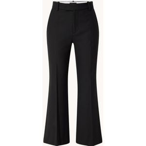 Maje High waist loose fit pantalon in wolblend