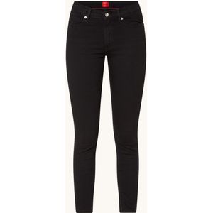 HUGO BOSS 932 Mid waist skinny cropped jeans met gekleurde wassing