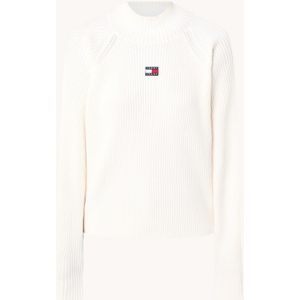 Tommy Hilfiger Ribgebreide trui met logo