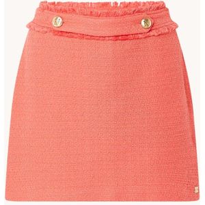 NIKKIE Beverly Hills minirok met tweed-look en sierknopen