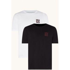 HUGO BOSS Dimento T-shirt met logo in 2-pack