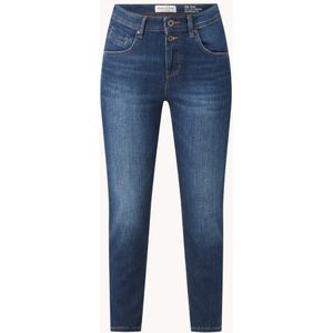 Marc O'Polo Mid waist tapered cropped jeans met stretch