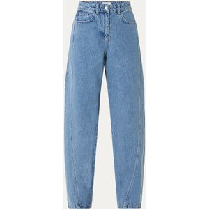 Neo Noir Hazen high waist loose fit jeans met medium wassing