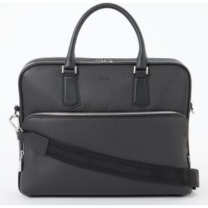 HUGO BOSS New Crosstown businesstas van leer met 15 inch laptopvak