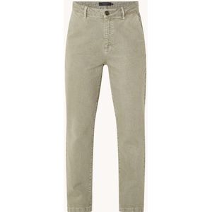 Claudia Sträter High waist tapered jeans met gekleurde wassing