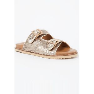 Dune London Lequin slipper met pailletten