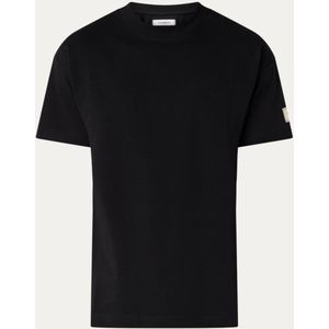 FLÂNEUR T-shirt met logo en stretch