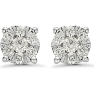 Diamond Point Witgouden oorsieraden 0.27 ct diamant Enchanted