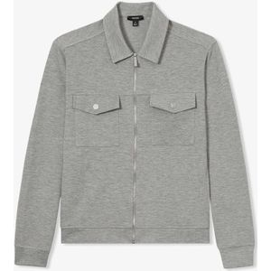 Reiss Medina regular fit overshirt met gemêleerd dessin