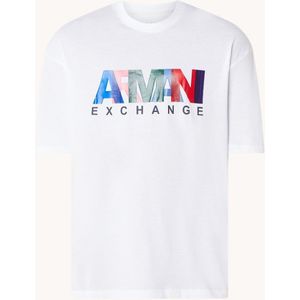 Armani Exchange T-shirt met logoprint