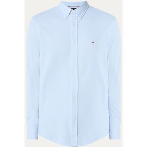 Tommy Hilfiger Slim fit overhemd van piqué katoen met logo