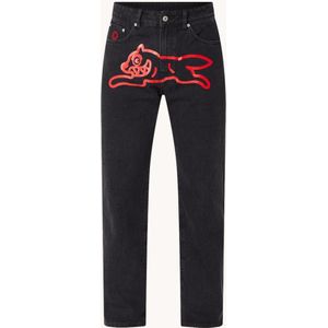 ICECREAM Running Dog straight leg jeans met logoprint