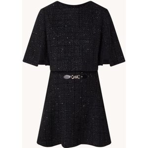 Maje Mini jurk met tweed-look en lurex