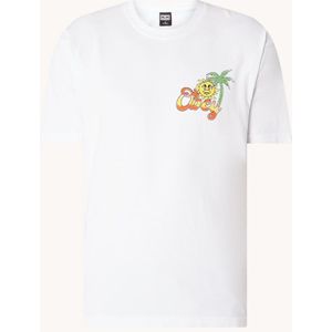 Obey Island Of Obey T-shirt met logo- en backprint