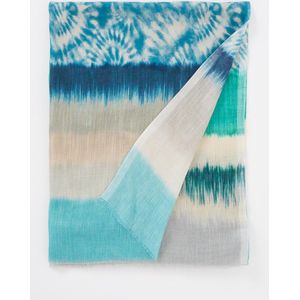 Gerard Darel Phoebe sjaal in zijdeblend met tie-dye dessin 180 x 70 cm