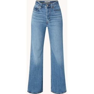 Levi's Ribcage Bell high waist flared jeans met medium wassing