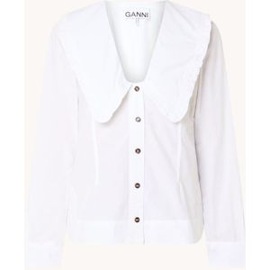 Ganni Blouse met ruches