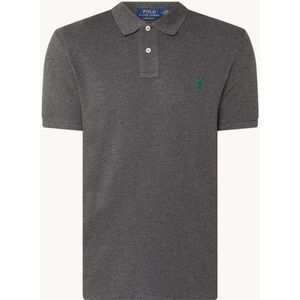 Ralph Lauren Custom slim fit polo van piqué katoen met logoborduring