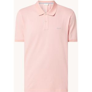 Gant Regular fit polo van piqué katoen met logoborduring