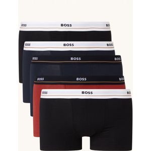 HUGO BOSS Essential boxershorts met logoband in 5-pack