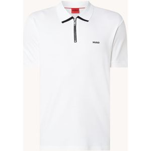 HUGO BOSS Dalomino regular fit polo met halve rits en logo