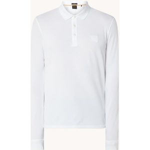 HUGO BOSS Passerby slim fit polo van piqué katoen met logo