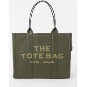 Marc Jacobs The Large Tote shopper van leer met logoprint