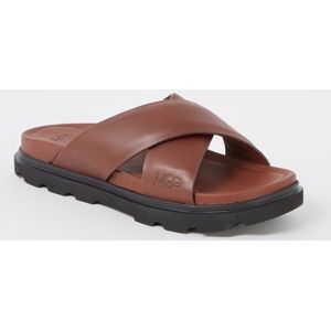 UGG Capitola Cross slipper van leer