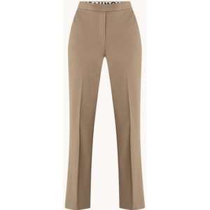 Beaumont Hope high waist flared fit pantalon met steekzakken