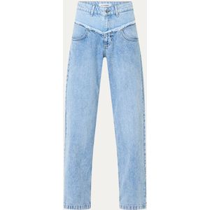 Co'Couture Denim high waist wide leg jeans met lichte wassing