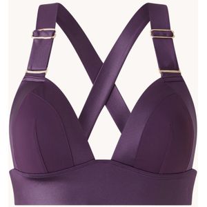 Marlies Dekkers Cache Couer voorgevormde bralette bikinitop met gestrikt detail