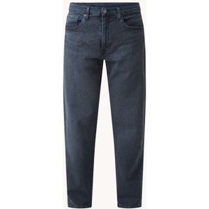 Levi's 502 tapered jeans met donkere wassing