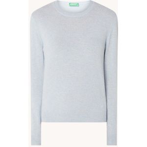 Benetton Fijngebreide pullover van merino wol