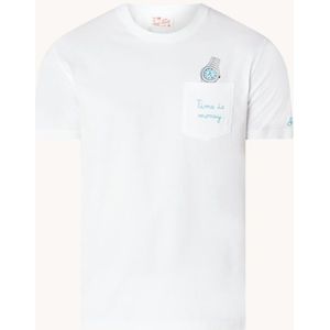 MC2 Saint Barth T-shirt met print en borstzak